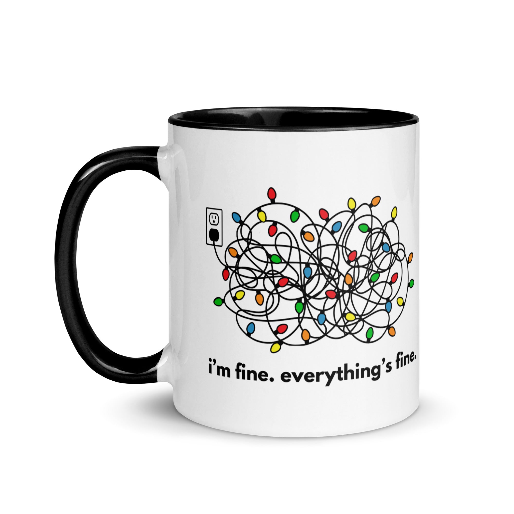 I'm Fine It's Fine - Christmas Holiday Insulated Tumbler Travel